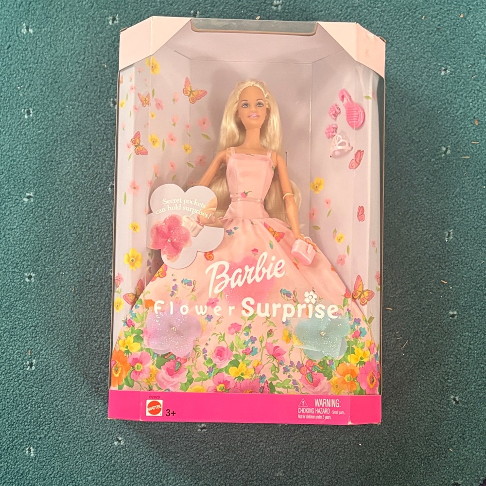 Barbie Pink Floral Surprise Doll New in Box